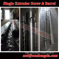 65-mm-Einzelextruderschnecke und -zylinder (Schnecke und Zylinder für recycelten PVC / PE-Extruder)